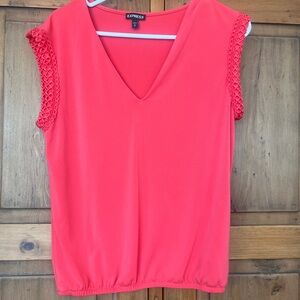 Express Women's Small Pink Sleeveless Blouse